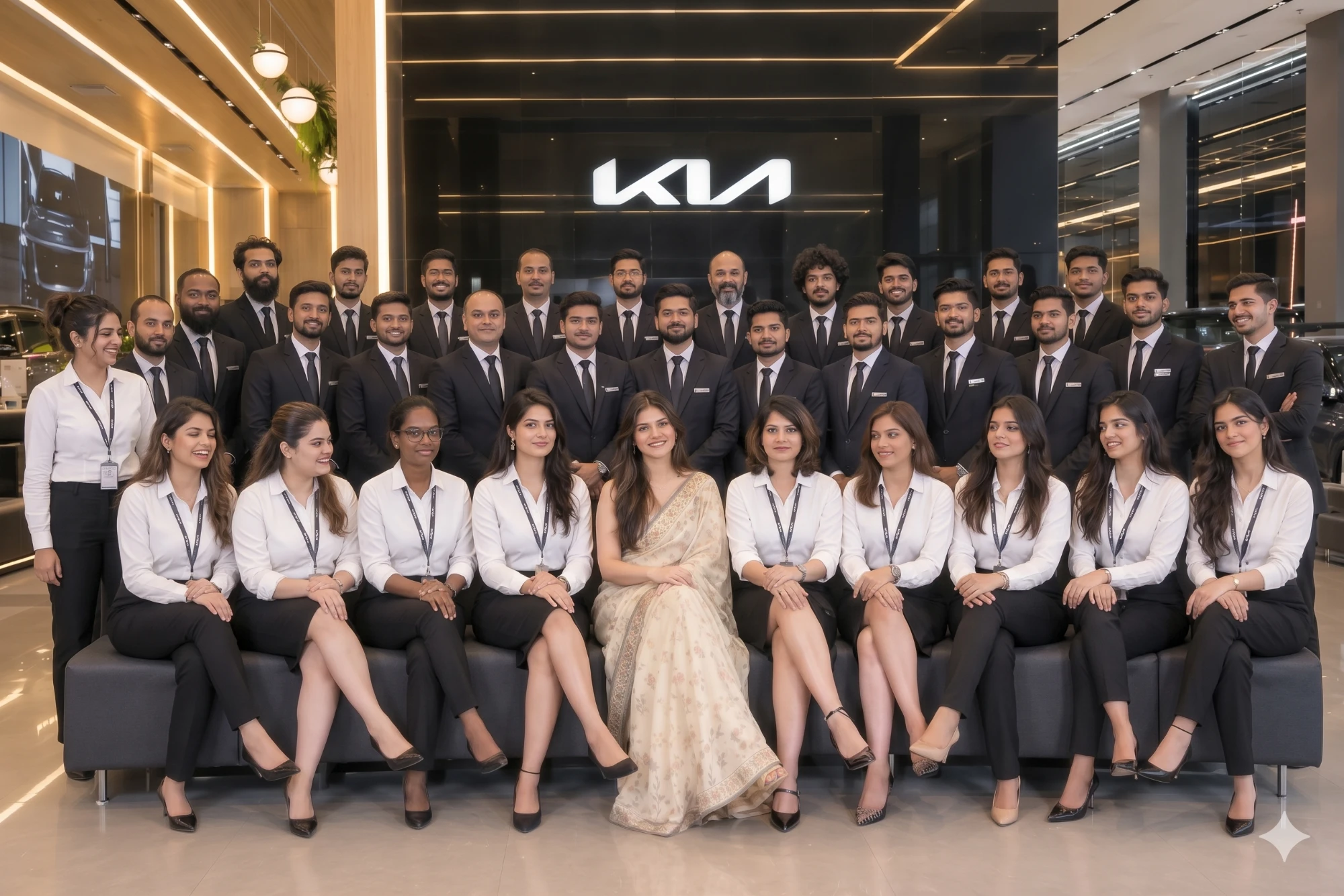 The Amar Jyoti Kia sales team